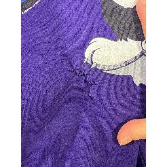 Vintage 1993 UCLA Bruins Sylvester Looney Tunes Crewneck Sweatshirt - Size XL - Picture 5 of 7